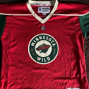 Reebok Red Official NHL Jersey